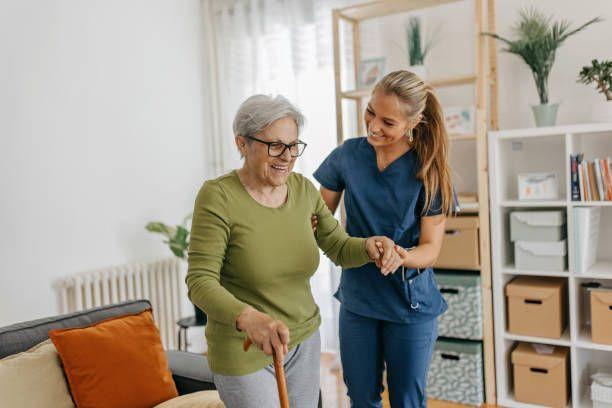Home care in Eastbourne supporting an older person at home